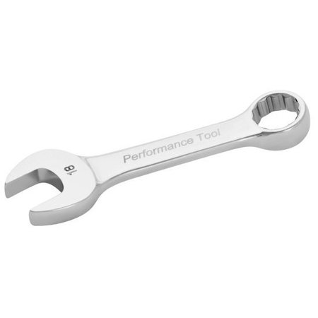 PERFORMANCE TOOL 18Mm Stubby Combination Wrench Wrench Stubby 1, W30618 W30618